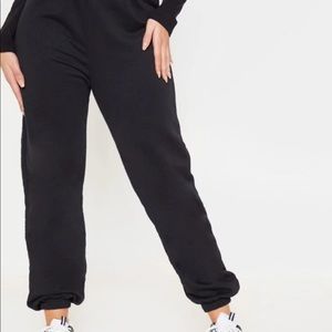 Women’s black joggers